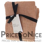 West Elm Terracotta Melange European Linen Sheet Set Cal King Msrp $309. Fixed Price $246.99.