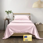 Luxury Twin Xl Egyptian Cotton Sheets - 600 Tc, Soft & Cooling Blush. Fixed Price $90.99.