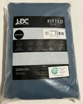 Ldc Lux Decor Oeko Tex Microfiber Queen Fitted Sheet Only With 16 Pockets Blue. Fixed Price $18.99.