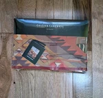 Vintage Collier Campbell Moroccan Sunset Aztec Southwestern Twin Flat Sheet Nos. Fixed Price $35.00.