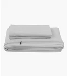 Homespun Premium Ultra Soft 3-PIECE Duvet Cover Set King/cal Light Gray. Fixed Price $34.95.
