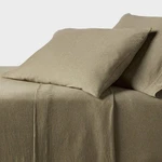 Twin Cotton Jersey Sheet Set Heather Green - Threshold : Includes 1 Pillowcase,. Fixed Price $15.99.