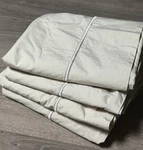 Fieldcrest Queen Pillowcase Set 4PC Pima Cotton Tan Bedding. Fixed Price $67.88.
