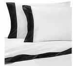 Kate Spade Color Block Grace 285 Tc 100% Cotton Sheet Set White / Black New Twin. Fixed Price $49.95.