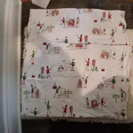Pottery Barn Kids 2 Pillowcases Elf Elves Christmas Organic Cotton. Fixed Price $19.09.
