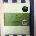 New Kate Spade 4 Piece Queen Sheet Set Holiday Scatter Powder Blue Cottage. Fixed Price $64.99.