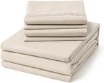 4/6 Piece Soft Microfiber Sheet Set Deep Pocket Bedding Easy Care Clevahome. Fixed Price $26.09.