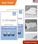Pillow Protector 2 Pack Breathable Washable Allergy Dust Pet Dander Cover. Fixed Price $57.67.