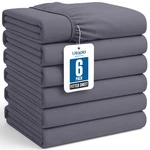 Utopia Bedding Queen Fitted Sheets - Bulk Of (pack 6), Grey. Fixed Price $65.58.