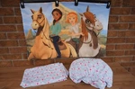 Bedding Dreamworks Spirit Twin Sheet Pillowcase Set Horse Pink Riding Free. Fixed Price $16.88.