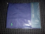 Nip Ralph Lauren Twin Flat The Polo Sheet Royal Navy Blue Solid Color 100% Cotto. Fixed Price $29.00.