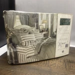 Vintage Croscill Queen Bedding Set Cotton Blend Denim Stripe 200 Luxury Percale. Fixed Price $94.05.