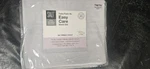 Easy Care, 300 Thread Count, Cotton Sateen Twin / Xl Sheet Set White, Salt. Fixed Price $18.00.