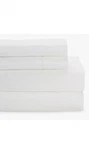 Frette Single Ajour Sateen Queen 4 Pc Sheet SET,WHITE-$1150-DISPLAY-READ. Fixed Price $599.00.