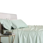 Royal Tradition Viscose From Bamboo Bed Sheets Queen Solid Sea Super Soft And. Fixed Price $124.01.