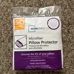 Mainstay Zippered Pillow Protector Microfiber Topper Standard Queen Covers. Fixed Price $10.42.