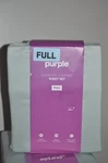 New Purple Mattress Brand Full Sheet Set Blue 100% Cotton Complete Comfort Nip. Fixed Price $112.00.