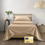 Luxury Twin Xl Egyptian Cotton Sheets - 600 Tc, Deep Pockets, Taupe. Fixed Price $90.99.