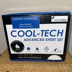 By Healthy Sleep Advanced 3PC Sheet Set Coolpass Technology Twin White. Fixed Price $35.93.