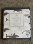 Modern Southern Home Full Sheet Set Christmas Shark New. Fixed Price $25.00.