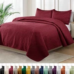 Ultra Soft Quilt Bedspread Set Reversible Coverlet Bedding Throw Twin Queen King. Fixed Price $22.99.