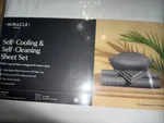 Miracle Made Self Cooling And Cleaning Sheet Set Twin White. Fixed Price $50.00.