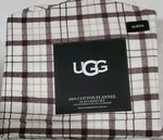 New Ugg Queen Sheet Set Cotton Flannel Lodge Burgundy 90 X102 Oeko-tex. Fixed Price $69.99.