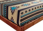 Chezmoi Collection 4-PIECE Southwestern Tribal Multi-color Sheet Set. Fixed Price $29.99.
