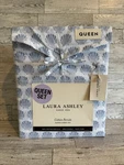 New Laura Ashley Scallop Shell Blue/white 4 Piece Queen Cotton Sheet Set. Fixed Price $150.00.