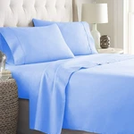 Egyptian Cotton Sky Blue Select Bed - Sheets/duvet/fitted/flat/pillow Case. Fixed Price $90.99.