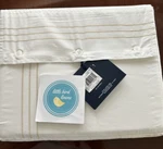 Ralph Lauren King Flat Sheet White Coastal Sand Organic Cotton 624 Thread Count. Fixed Price $79.99.