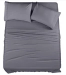 King Microfiber 4 Piece Sheet Set With Pillowcases Utopia Bedding New. Fixed Price $14.98.