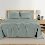 Kathy Ireland Home 1000 Thread Count Cotton 6-PIECE Sheet Set,king Soft Silver. Fixed Price $60.89.