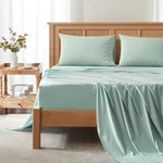 Comfort Spaces Coolmax Moisture Wicking Sheet Set Soft, Fade Resistant, All Elas. Fixed Price $36.40.