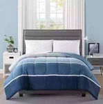 5 Pc Ellison "newport Navy" Reversible 2-LOOKS Bed-in-a-bag King 102 X 90. Fixed Price $39.99.
