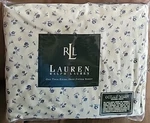 New Ralph Lauren Americana Calico Twin Extra Deep Fitted Sheet Blue Flowers. Fixed Price $34.99.