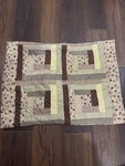 Victorian Heart Company 1 Pillow Sham Quilted Plaid Patchwork American Farmhouse. Fixed Price $27.00.