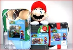 4/6 Pcs - Super Mario Reversible Comforter + Sheet Set Blanket Plush. Fixed Price $166.95.