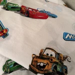 Set Of Disney Pixar Cars Twin Sheets Fitted And Flat Lightning Mcqueen Euc. Fixed Price $19.95.