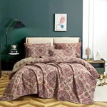 Tache Bohemian Medallion Boteh Paisley Taupe Beige Sheet & Bedspread Bedding Set. Fixed Price $42.80.