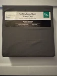 Mainstays Soft Wrinkle Resistant Microfiber Sheet Set Twin/twin Xl Triangle Geo. Fixed Price $7.00.