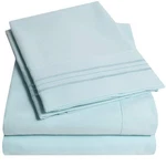 Sweet Home Collection 1500 Supreme Twin Sheet Sets Light Blue - 3 .... Fixed Price $44.02.