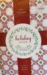 Sanders Holiday Queen Sheet Set Red Green Snowflake Gift. Fixed Price $39.90.