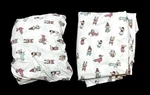 2 Pc Cynthia Rowley Christmas Dachshund Dog Full Sheet Set Top And Fitted. Fixed Price $15.99.