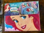 New Vintage Disney The Little Mermaid Sea Dreams 3-PIECE Twin Sheet Set. Fixed Price $49.99.