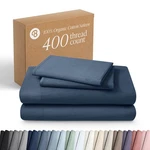 Bare Home Organic Cotton Sheet Set - Smooth Sateen Weave Warm & Luxurious. Fixed Price $74.99.