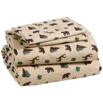 Beatrice Home Fashions Cozy Cabin 4PIECE Queen Microfiber Bedding Sheet Set W.... Fixed Price $37.94.