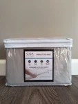 New Cgk Linen 1 Grey Color Fitted Sheet With Extra Deep Pockets Fits Twin Bed. Fixed Price $17.00.