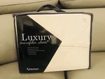 Microfiber Sheet Set By Fabrictech Luxurious, Ultra Soft No-wrinkle, Ivory, King. Fixed Price $125.00.