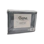 Bare Home Grey Premium 140954 Microfiber Queen Sheet Sets. Fixed Price $31.50.